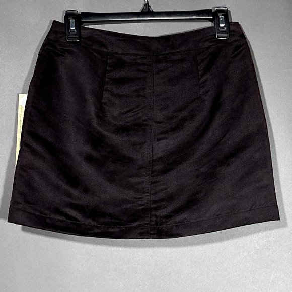 NWT Boom Boom Jeans Black Six Snaps Skirt Size‎ Small - Picture 9 of 11